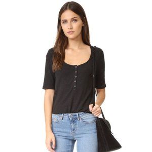 Madewell Black Henley - Like New